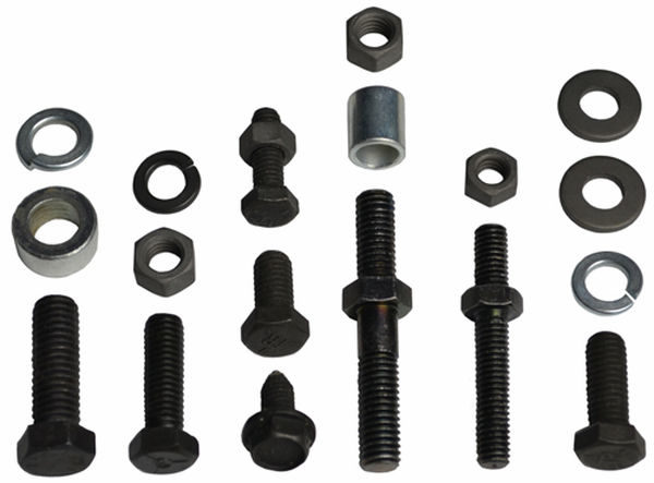 Power Steering Pump Bolt Set with the Spacers, 19 pieces