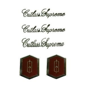 1974 Cutlass Supreme Emblem Set