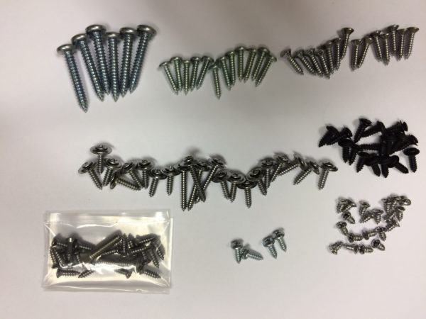 Interior Screw Kit, Hardtop
