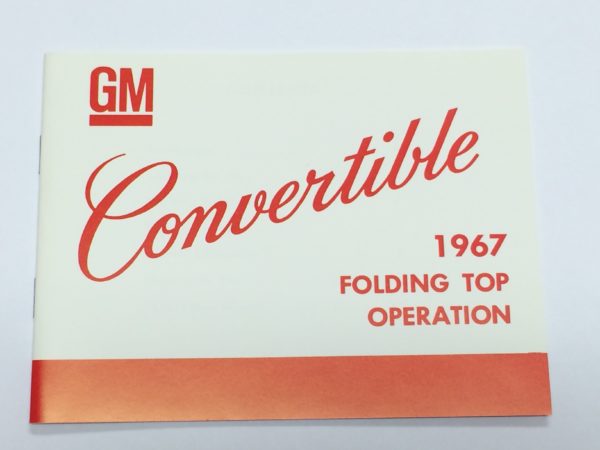 GM Convertible Top Manual