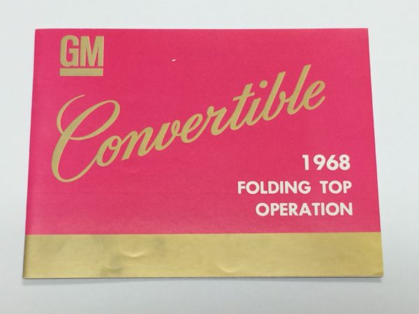 GM Convertible Top Manual
