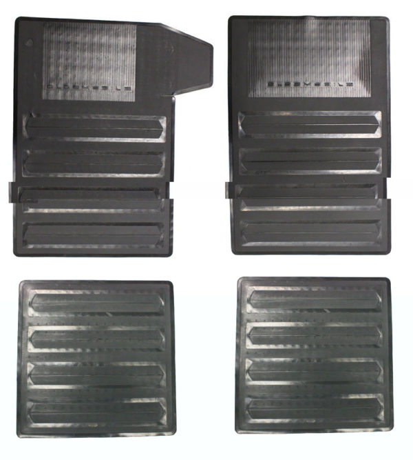 Black Floor Mat Set, All Models, Set of 4