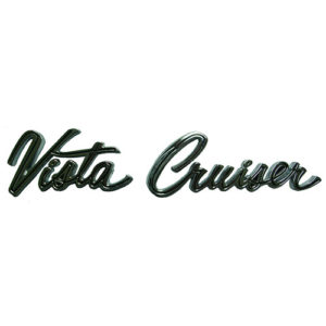 1968 1969 Vista Cruiser Tailgate Emblem Script
