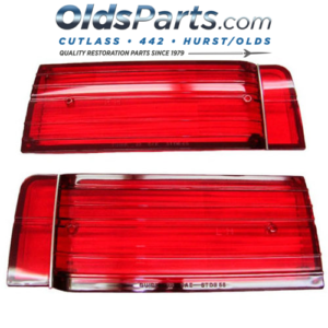 1965 Cutlass 442 Tail Light Lens Pair