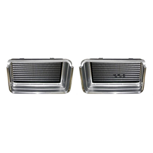 Details about   1971 Olds Cutlass 442 Vista Cruiser F-85 Outer Grill Molding Set  71 Grille 