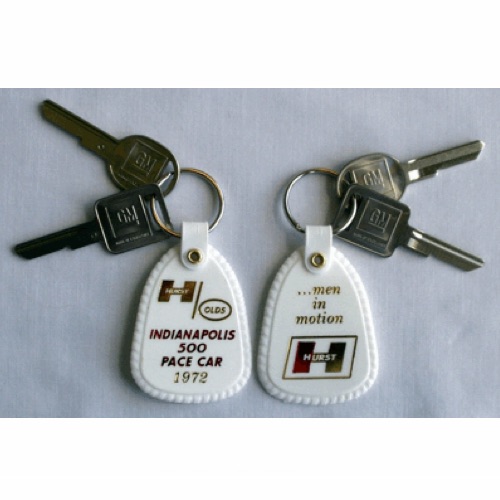 NOS 1972 Hurst Olds Indianapolis Pace Car Key Chain