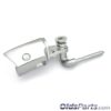 Full Size Car Sunvisor Bracket & Convertible Top Latch Receptacle - Driver