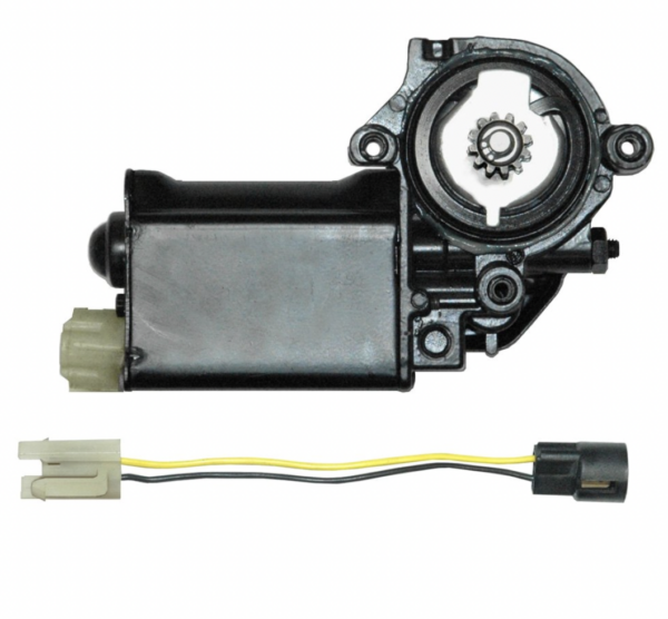 Power Window Motor, New, with gear, Driver side