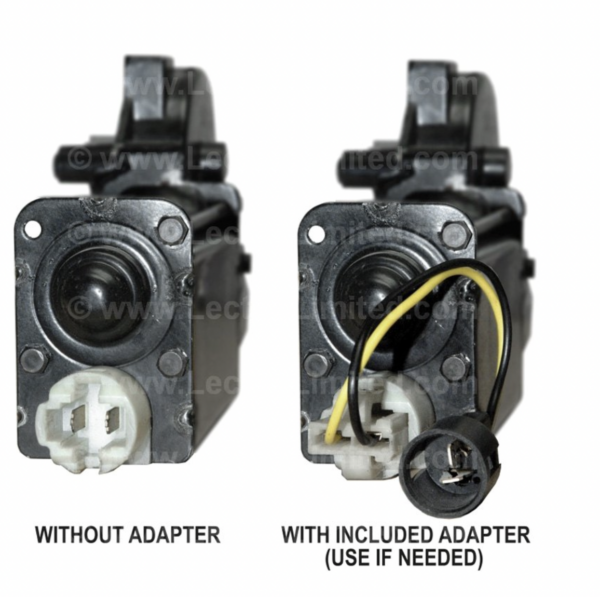 Power Window Motor, New, with gear, Passenger - Image 2